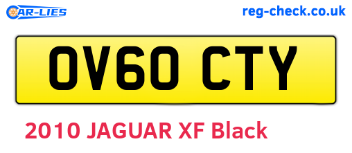 OV60CTY are the vehicle registration plates.