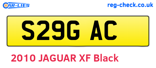 S29GAC are the vehicle registration plates.