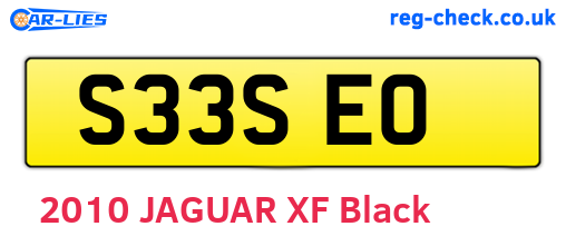 S33SEO are the vehicle registration plates.