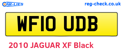 WF10UDB are the vehicle registration plates.