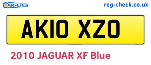 AK10XZO are the vehicle registration plates.