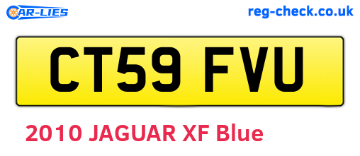 CT59FVU are the vehicle registration plates.