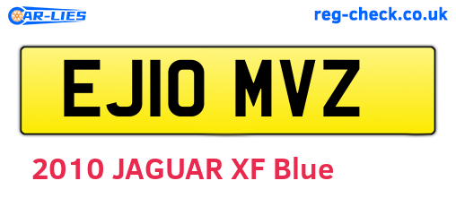 EJ10MVZ are the vehicle registration plates.