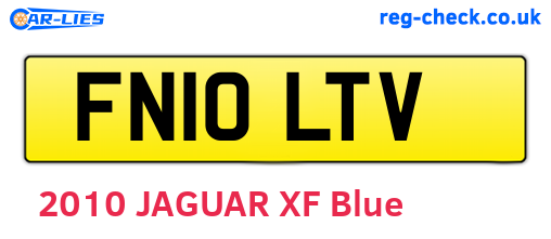 FN10LTV are the vehicle registration plates.