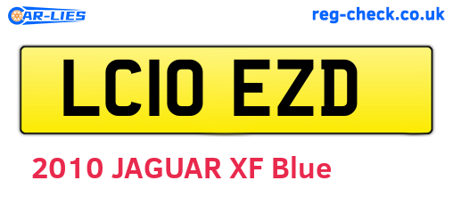 LC10EZD are the vehicle registration plates.
