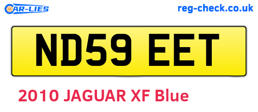 ND59EET are the vehicle registration plates.