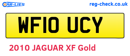 WF10UCY are the vehicle registration plates.