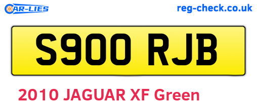 S900RJB are the vehicle registration plates.