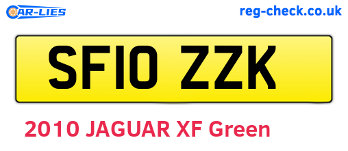 SF10ZZK are the vehicle registration plates.