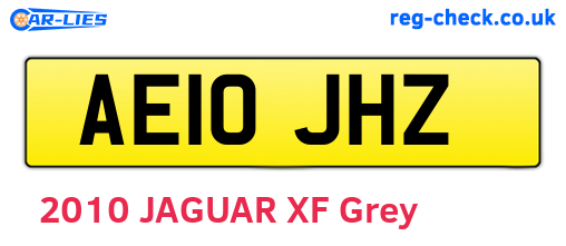 AE10JHZ are the vehicle registration plates.