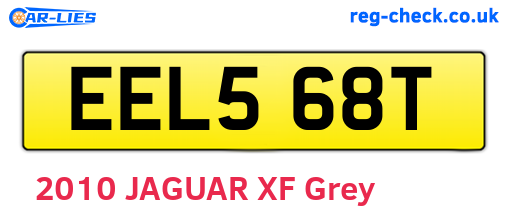 EEL568T are the vehicle registration plates.