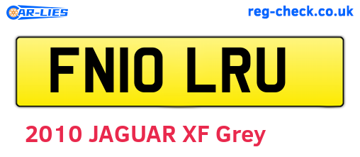 FN10LRU are the vehicle registration plates.