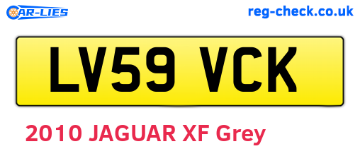 LV59VCK are the vehicle registration plates.