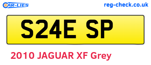 S24ESP are the vehicle registration plates.