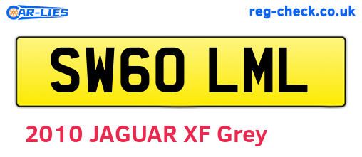 SW60LML are the vehicle registration plates.