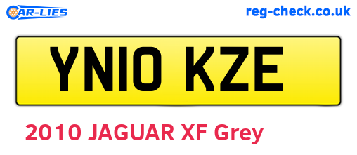 YN10KZE are the vehicle registration plates.