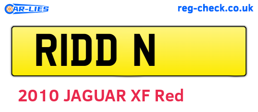 R1DDN are the vehicle registration plates.