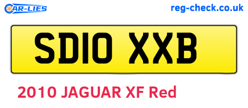 SD10XXB are the vehicle registration plates.