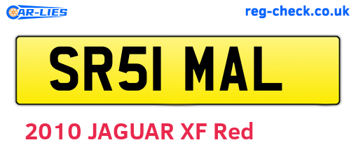 SR51MAL are the vehicle registration plates.