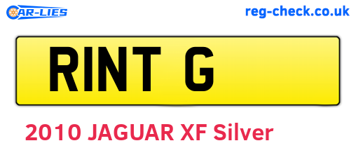 R1NTG are the vehicle registration plates.