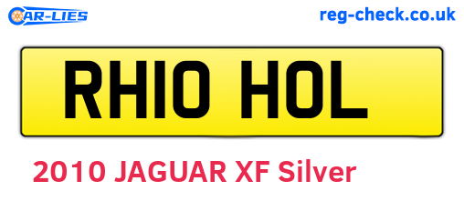 RH10HOL are the vehicle registration plates.