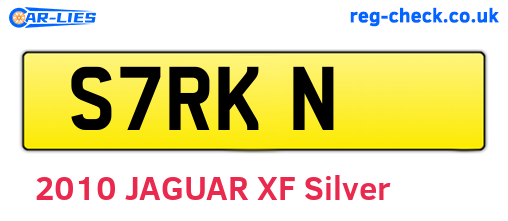 S7RKN are the vehicle registration plates.