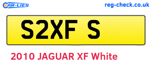 S2XFS are the vehicle registration plates.