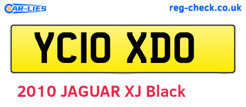 YC10XDO are the vehicle registration plates.