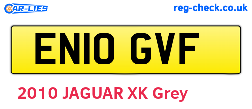 EN10GVF are the vehicle registration plates.