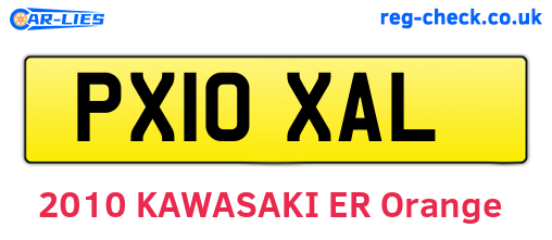 PX10XAL are the vehicle registration plates.