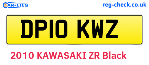 DP10KWZ are the vehicle registration plates.
