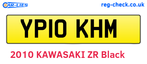 YP10KHM are the vehicle registration plates.