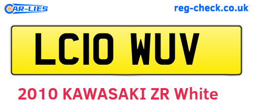 LC10WUV are the vehicle registration plates.