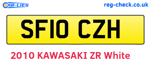 SF10CZH are the vehicle registration plates.