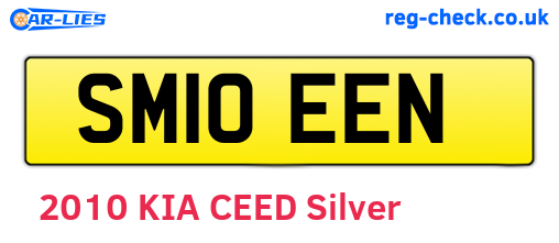 SM10EEN are the vehicle registration plates.