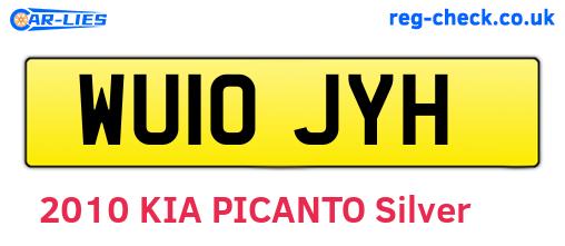 WU10JYH are the vehicle registration plates.