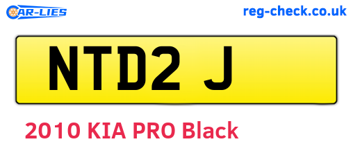 NTD2J are the vehicle registration plates.