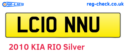 LC10NNU are the vehicle registration plates.