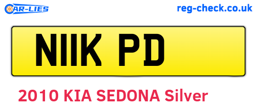 N11KPD are the vehicle registration plates.
