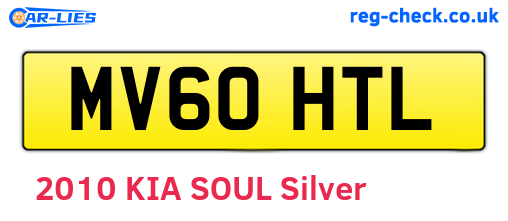 MV60HTL are the vehicle registration plates.