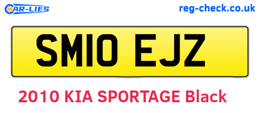 SM10EJZ are the vehicle registration plates.