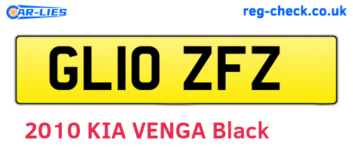 GL10ZFZ are the vehicle registration plates.