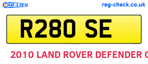 R28OSE are the vehicle registration plates.