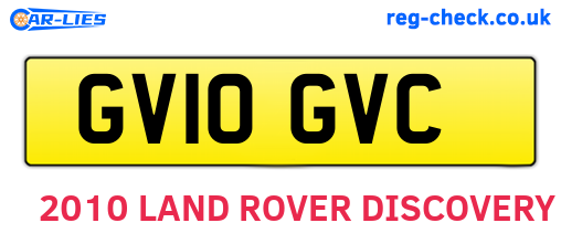 GV10GVC are the vehicle registration plates.