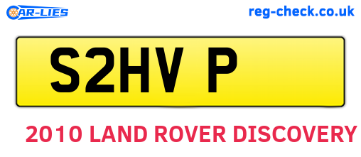 S2HVP are the vehicle registration plates.