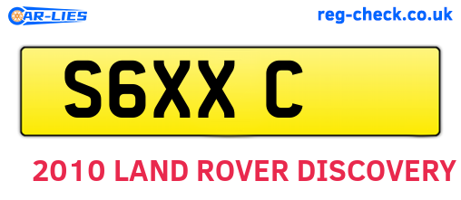 S6XXC are the vehicle registration plates.