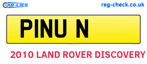 P1NUN are the vehicle registration plates.