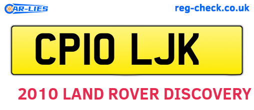 CP10LJK are the vehicle registration plates.