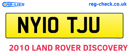 NY10TJU are the vehicle registration plates.