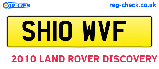 SH10WVF are the vehicle registration plates.